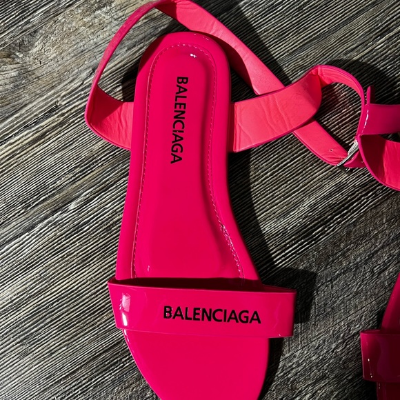 hot pink sandals - Picture 3 of 3